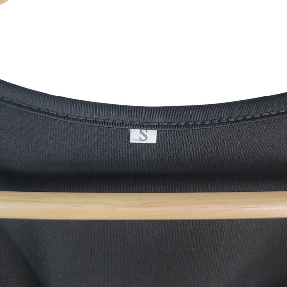 Womens Sleeveless Dress Black Blue Small Sleeveless Fit Flare Elastic Summer - Picture 6 of 6